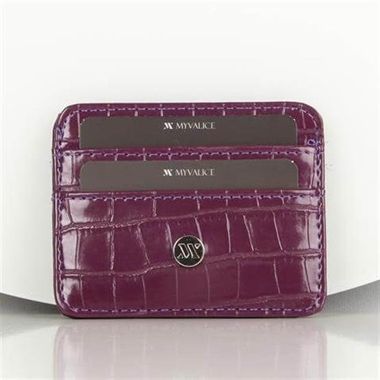 My Valice Kadın Deri Cüzdan ve Kartlık 1624 Mürdüm