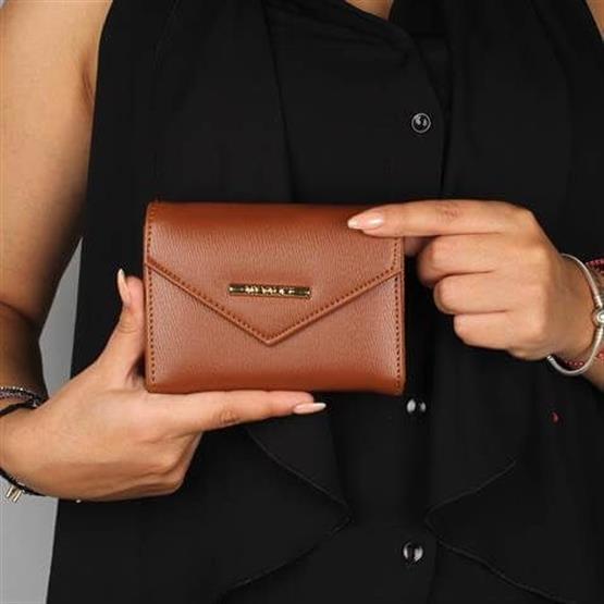 My Valice Kadın Deri Cüzdan ve Kartlık 1621 Taba