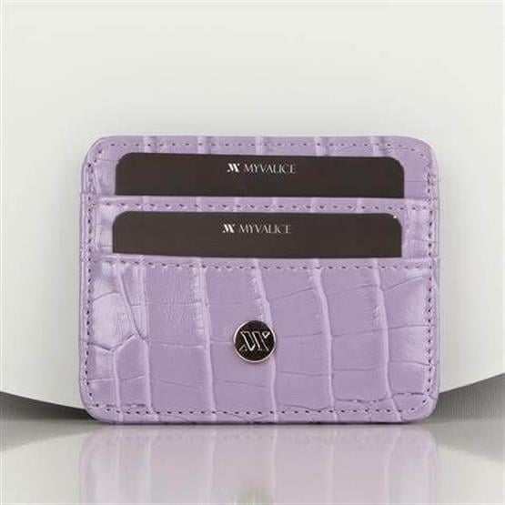 My Valice Kadın Deri Cüzdan ve Kartlık 1624 Lila