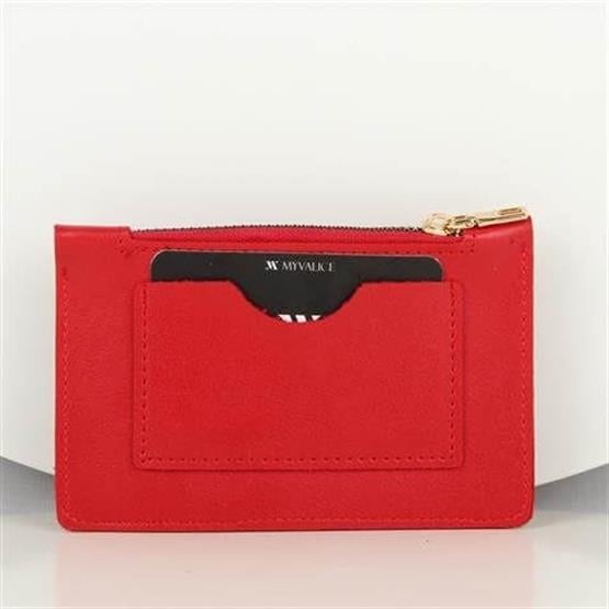 My Valice Kadın Deri Cüzdan ve Kartlık 1626 Kırmızı