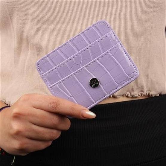 My Valice Kadın Deri Cüzdan ve Kartlık 1624 Lila
