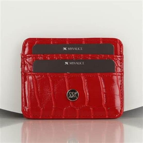 My Valice Kadın Deri Cüzdan ve Kartlık 1624 Kırmızı