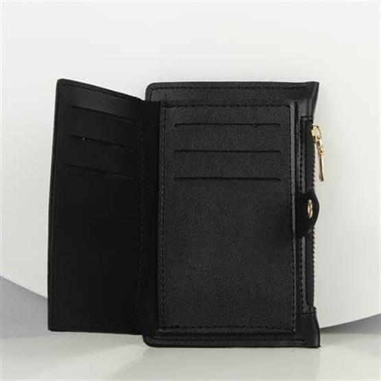 My Valice Kadın Deri Cüzdan ve Kartlık 1626 Siyah