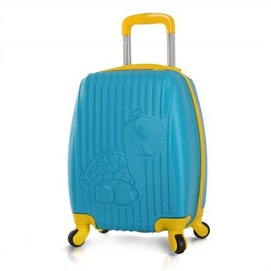 My Valice Kids Abs Çocuk Valizi Kaplumbağa Mavi