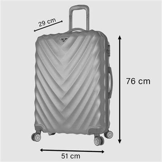 Lotus Abs Büyük Boy Valiz Gold