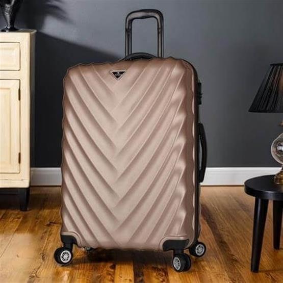 Lotus Abs Büyük Boy Valiz Gold