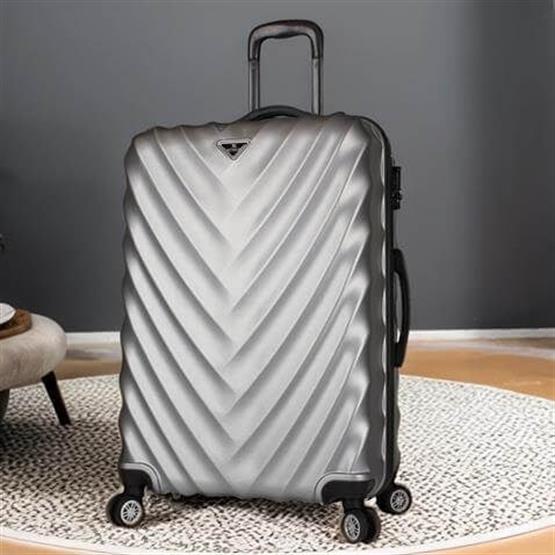 Lotus Abs Büyük Boy Valiz Gri