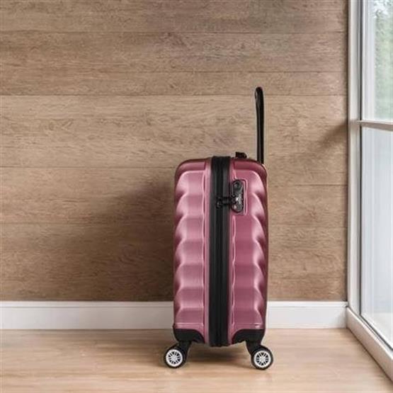 Lotus Abs Kabin ve Makyaj Boy Rose 2li Valiz Seti