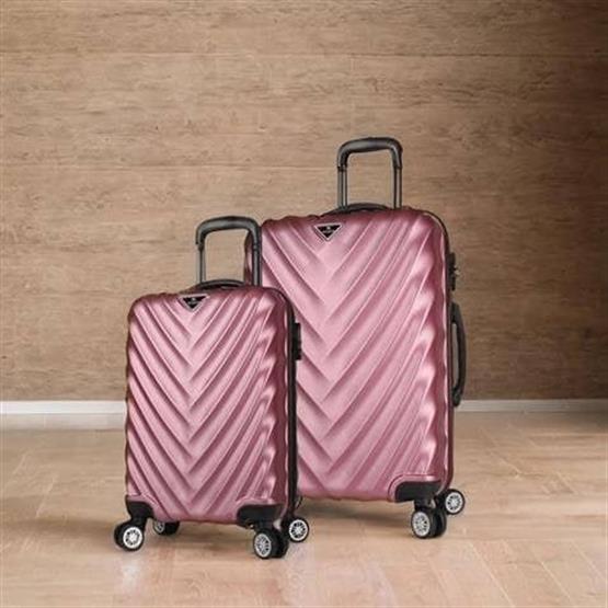 Lotus Abs Kabin ve Orta Boy Rose 2li Valiz Seti