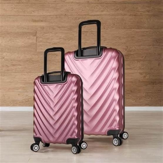 Lotus Abs Kabin ve Orta Boy Rose 2li Valiz Seti