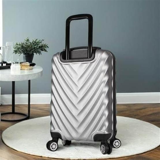 Lotus Abs Küçük Kabin Boy Valiz Gri