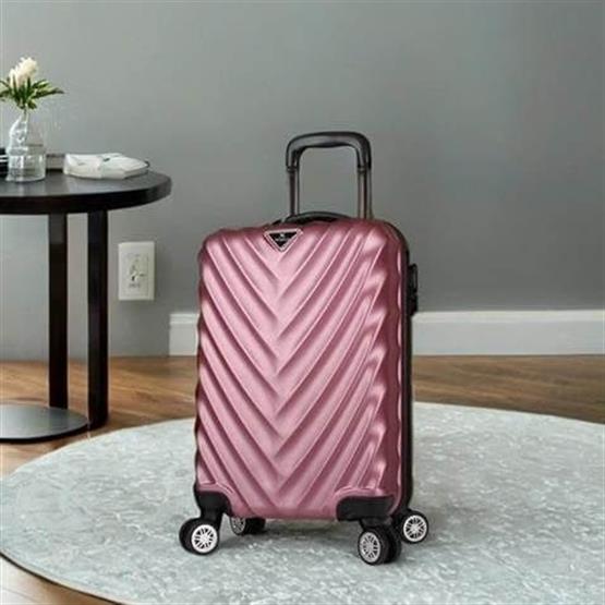 Lotus Abs Küçük Kabin Boy Valiz Rose