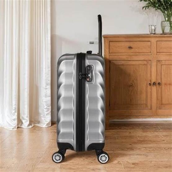 Lotus Abs Küçük Kabin Boy Valiz Gri