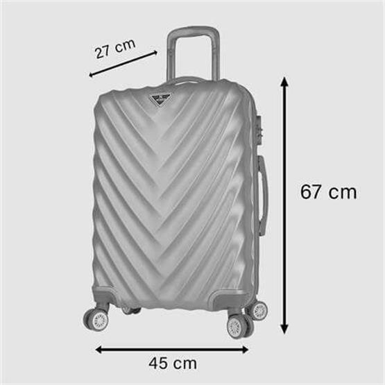 Lotus Abs Orta Boy Valiz Siyah