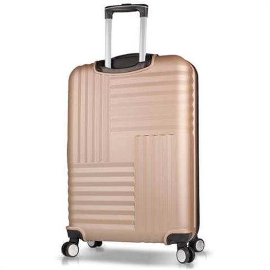 Puzzle Abs Büyük Boy Gold Valiz