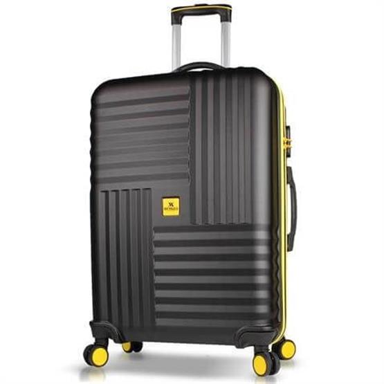 Puzzle Abs Büyük Boy Siyah Valiz