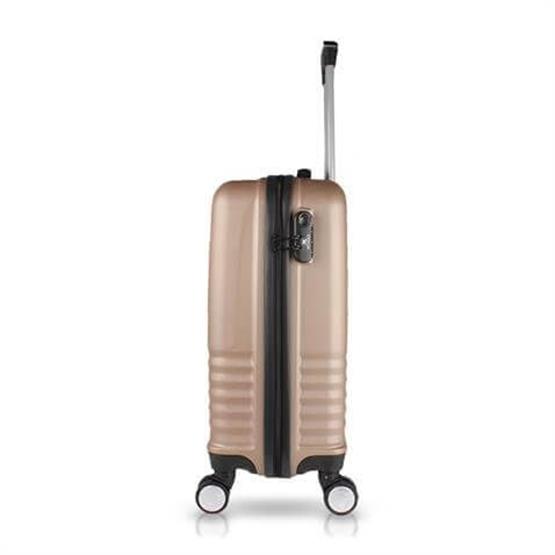 Puzzle Abs Küçük Kabin Boy Gold Valiz