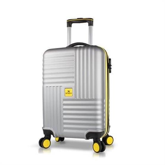 Puzzle Abs Küçük Kabin Boy Gri Valiz