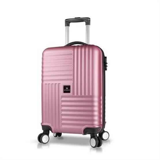 Puzzle Abs Küçük Kabin Boy Rose Gold Valiz