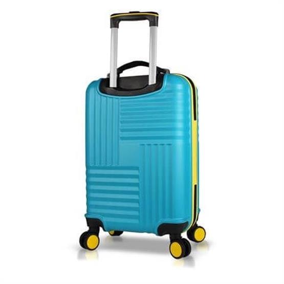 Puzzle Abs Küçük Kabin Boy Turkuaz Valiz