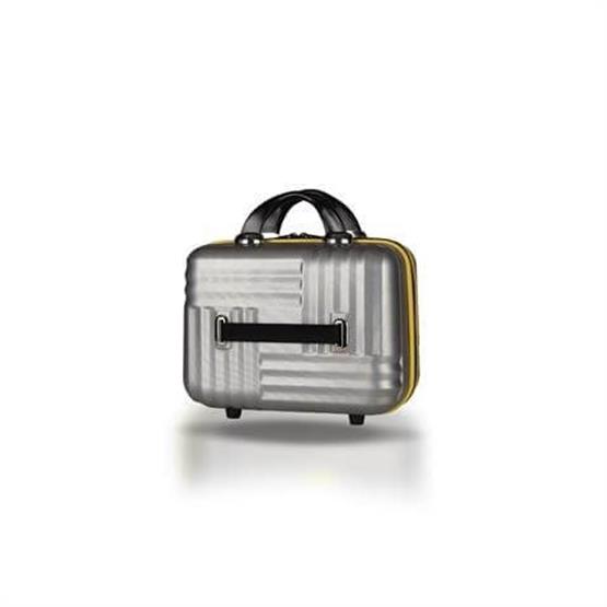 Puzzle Abs Makyaj Çantası & El Valizi Gri