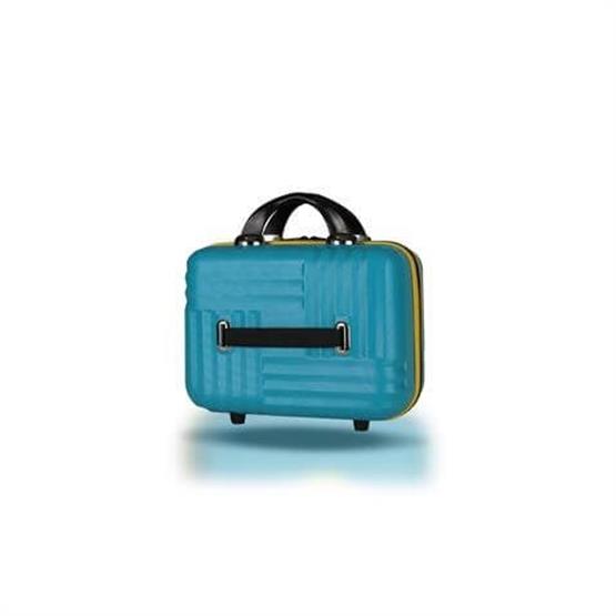 Puzzle Abs Makyaj Çantası & El Valizi Turkuaz