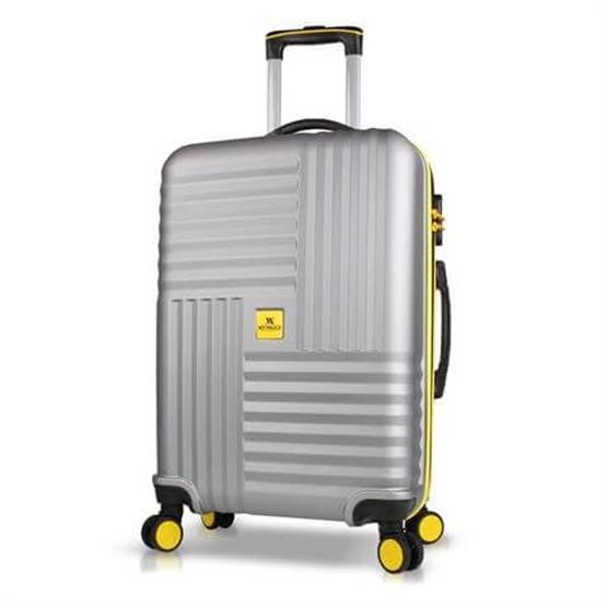 Puzzle Abs Orta Boy Gri Valiz