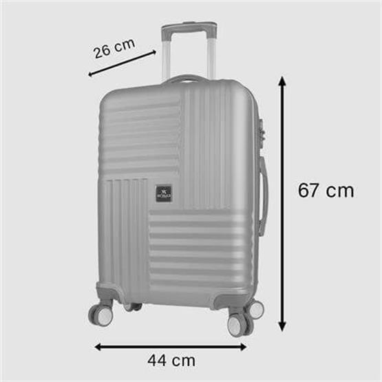 Puzzle Abs Orta Boy Lacivert Valiz