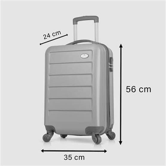 Ruby Abs Kabin Boy Valiz Gri