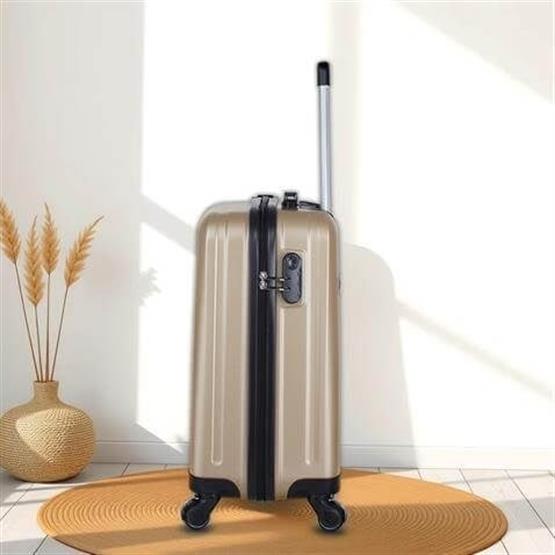 Ruby Abs Kabin ve Makyaj Boy Gold 2li Valiz Seti