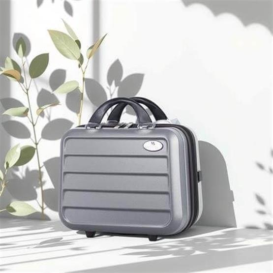 Ruby Abs Makyaj Çantası El Valizi Gri