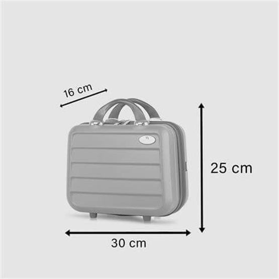 Ruby Abs Makyaj Çantası El Valizi Rose Gold