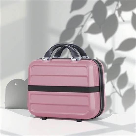 Ruby Abs Makyaj Çantası El Valizi Rose Gold