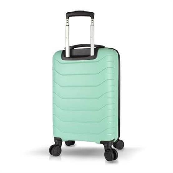 Solid PP Polipropilen Kırılmaz Küçük Kabin Boy Mint Yeşili Valiz