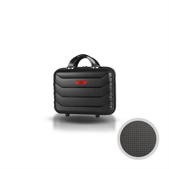 Solid PP Polipropilen Kırılmaz Makyaj Çantası & El Valizi Siyah