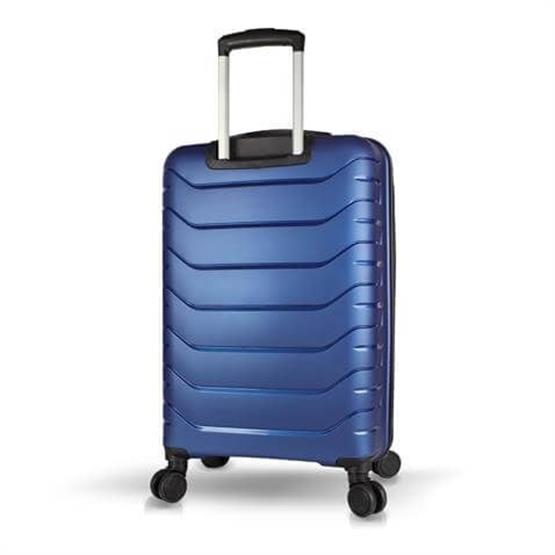 Solid PP Polipropilen Kırılmaz Orta Boy Parlement Mavisi Valiz