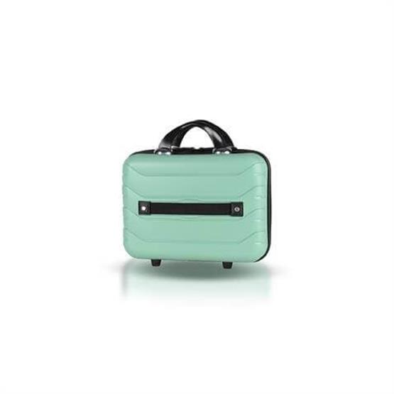 Solid PP Polipropilen Kırılmaz Makyaj Çantası & El Valizi Mint Yeşili