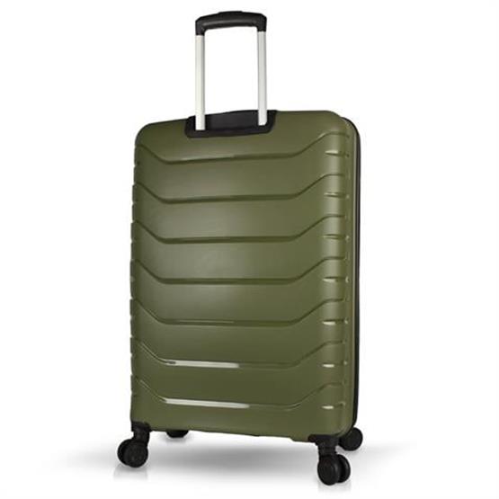 My Valice Solid PP Polipropilen Kırılmaz Büyük Boy Haki Valiz