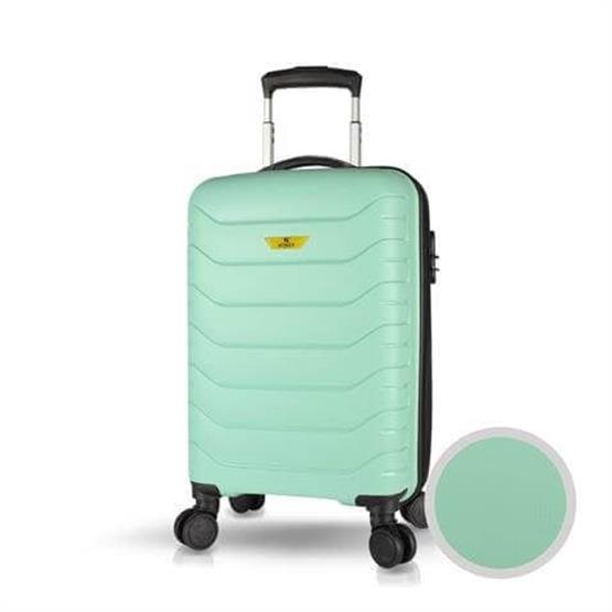 Solid PP Polipropilen Kırılmaz Küçük Kabin Boy Mint Yeşili Valiz