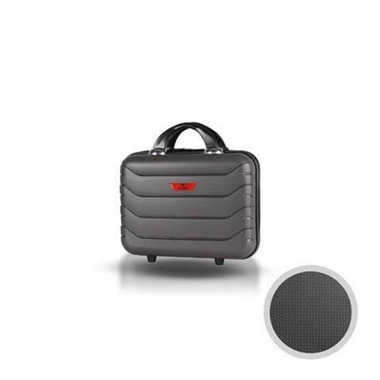 Solid PP Polipropilen Kırılmaz Makyaj Çantası & El Valizi Antrasit