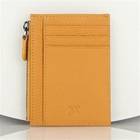 My Valice Unisex Hakiki Deri Cüzdan ve Kartlık 1823 Sarı