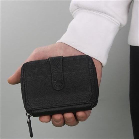 My Valice Unisex Hakiki Deri Cüzdan ve Kartlık 1816 Siyah