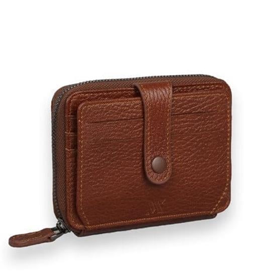 My Valice Unisex Hakiki Deri Cüzdan ve Kartlık 1816 Taba