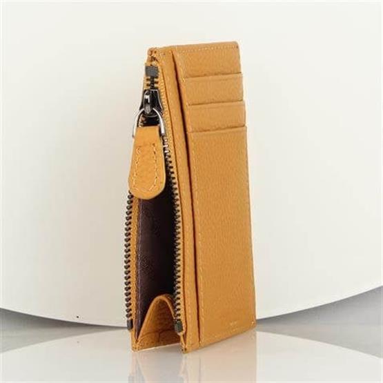 My Valice Unisex Hakiki Deri Cüzdan ve Kartlık 1823 Sarı