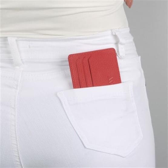 My Valice Unisex Hakiki Deri Cüzdan ve Kartlık 1817 Kırmızı