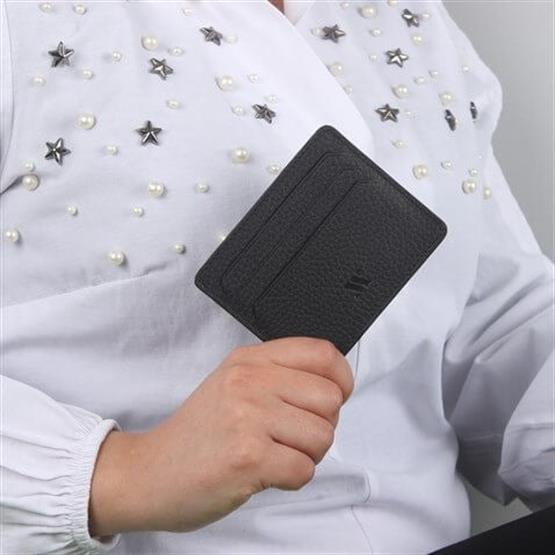 My Valice Unisex Hakiki Deri Cüzdan ve Kartlık 1817 Siyah