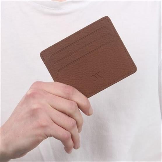 My Valice Unisex Hakiki Deri Cüzdan ve Kartlık 1817 Taba