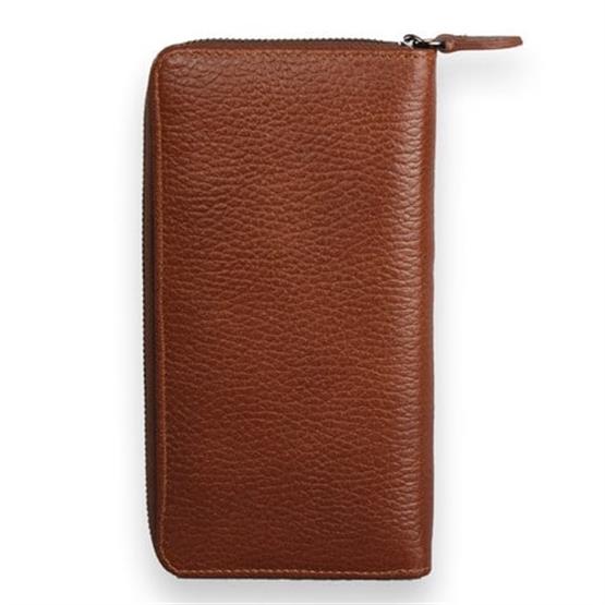 My Valice Unisex Telefon Bölmeli Hakiki  Deri Cüzdan ve Kartlık 1821 Taba