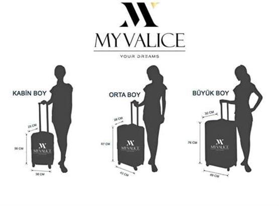 Valiz Koruyucu Kılıfı Orta Boy KLF026
