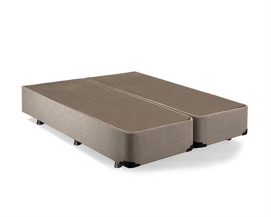 Niron Baza - 150x200 cm Çift Kişilik Sandıklı Klasik Kumaş Baza